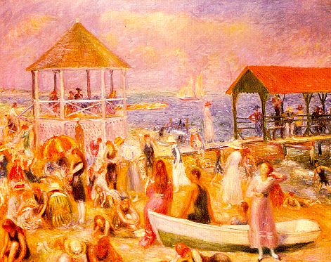 William Glackens Beach Scene near New London